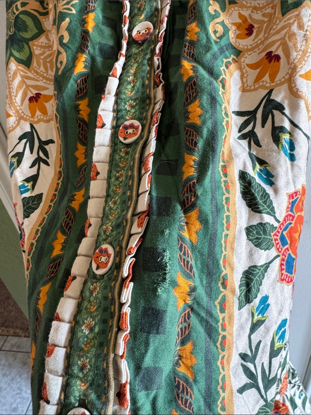 Farm Rio Garden Tapestry Maxi Dress - Picture 10 of 10